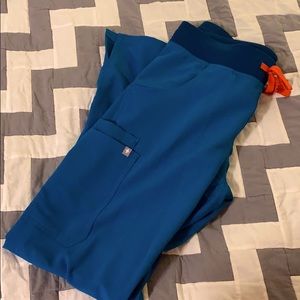 Figs teal scrub bottoms